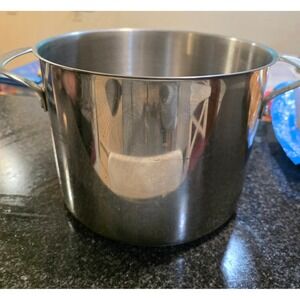 Princess House 8 Quart Stock Pot Stainless Steel Induction Ready Cookware